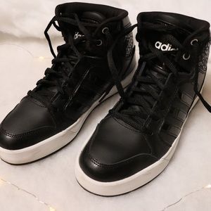 Adidas Neo Raleigh Black Hightops